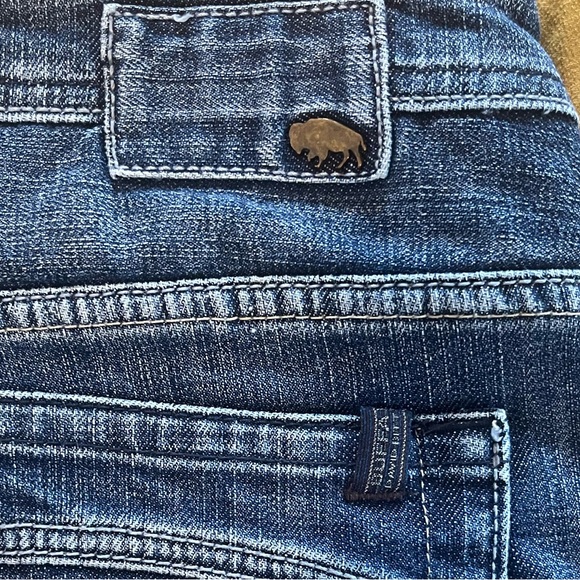 Buffalo David Bitton Womens Queen Mid-Rise Bootcut Jeans wash 29 Blue Denim - Picture 6 of 10